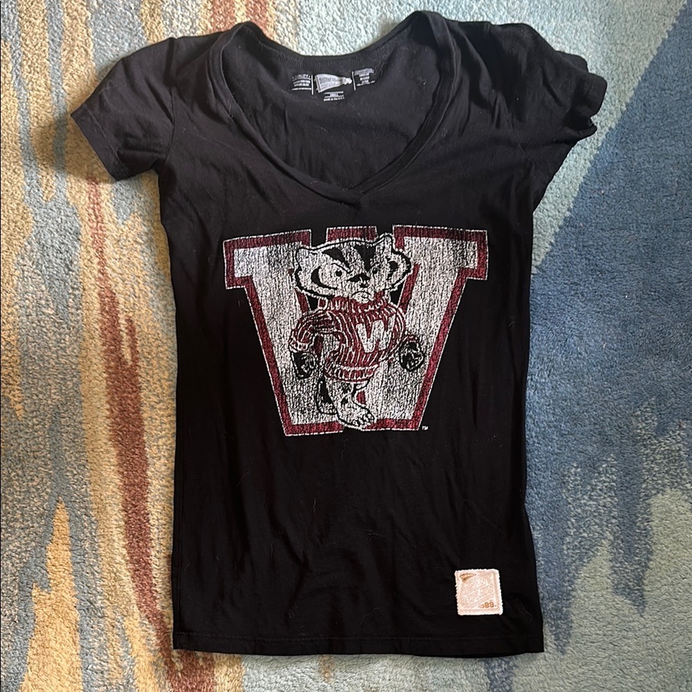 Wisconsin Badgers distressed shirt